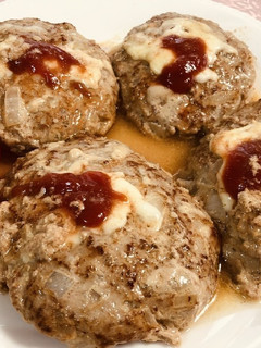 ゆる簡単ハンバーグ☆パン粉なしで出来る♪-レシピのメイン写真