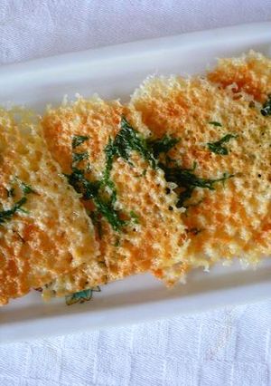 レンジで簡単！チーズせんべい-レシピのメイン写真