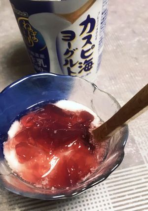 ヨーグルトと寒天で腸内清掃^_^-レシピのメイン写真