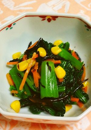 【給食】青菜とひじきの和えもの-レシピのメイン写真