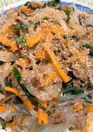 超簡単☆牛ひき肉で絶品チャプチェ-レシピのメイン写真