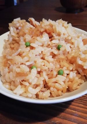 実山椒とツナ缶の簡単炊き込みご飯-レシピのメイン写真