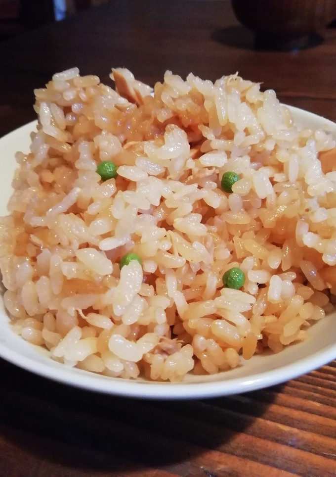 実山椒とツナ缶の簡単炊き込みご飯-レシピのメイン写真