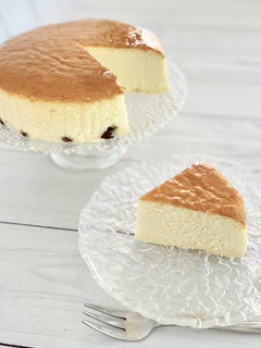 大好きな懐かしのスフレチーズケーキ♪-レシピのメイン写真