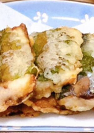 いわしのはちみつ梅大葉揚げ-レシピのメイン写真