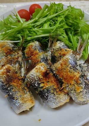 イワシの練り梅・大葉オーブン焼き-レシピのメイン写真