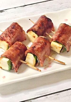 えごまとベーコンの高野豆腐巻き-レシピのメイン写真
