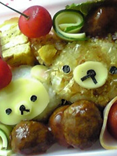 リラックマ弁当-レシピのメイン写真