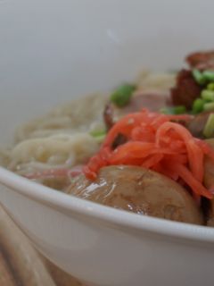 下茹でスープを使ったラーメン【豚の角煮】-レシピのメイン写真