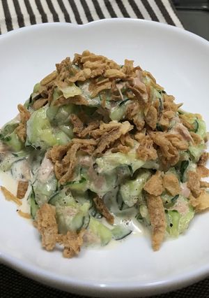 ツナときゅうりの明太マヨサラダ-レシピのメイン写真
