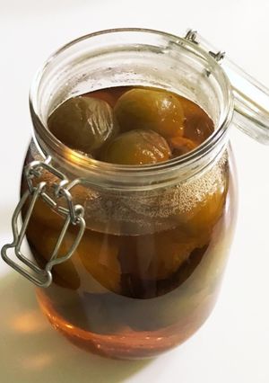 備忘録！梅も食べれる梅シロップ 炊飯器で-レシピのメイン写真