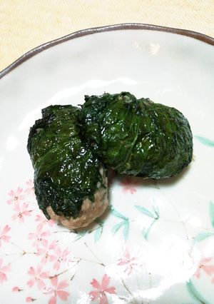 餃子ハンバーグ〜大葉巻き〜-レシピのメイン写真