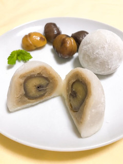 栗好きのための♡栗づくしの栗大福-レシピのメイン写真