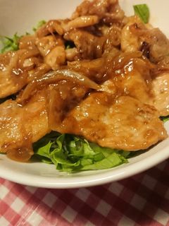節約!豚ロース(豚バラ)の照り焼き丼♪-レシピのメイン写真