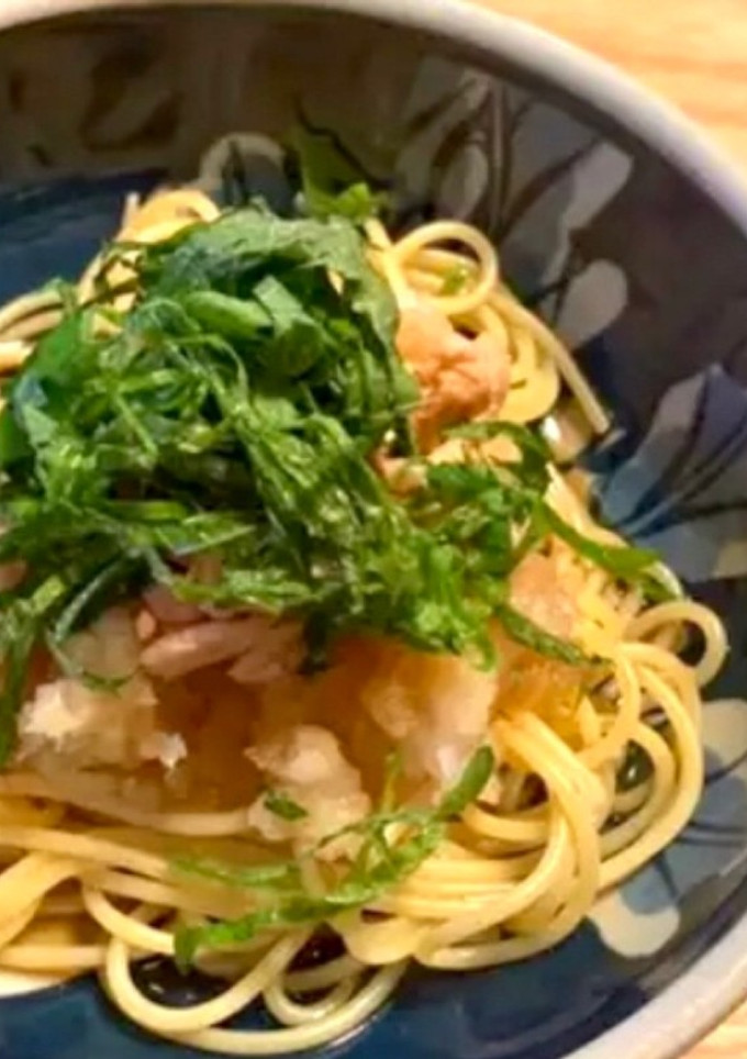 ツナと大根おろしの和風冷製パスタ-レシピのメイン写真