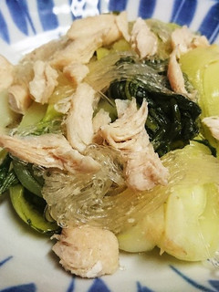 ささみとチンゲン菜煮☆冷やしてもGood-レシピのメイン写真