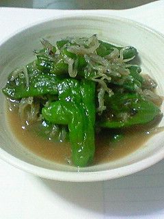 しし唐とおジャコの炊いたん(みそ味)-レシピのメイン写真