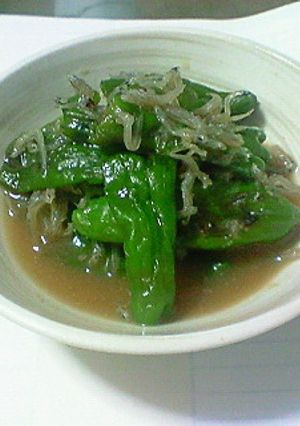 しし唐とおジャコの炊いたん（みそ味）-レシピのメイン写真