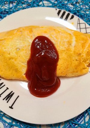 ガスパチョアレンジ★ふわとろオムライス-レシピのメイン写真