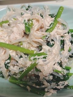 ヘルシー☆しらたきdeたらこパスタ風炒め-レシピのメイン写真