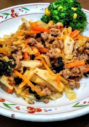 今は懐かしい給食の味♪ビビンバ-レシピのメイン写真