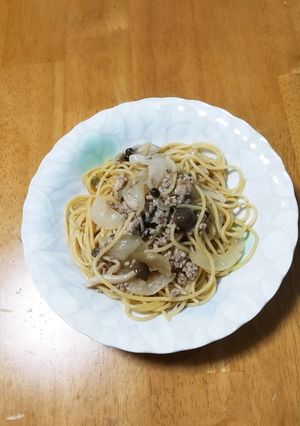 キノコのバター醤油パスタ-レシピのメイン写真