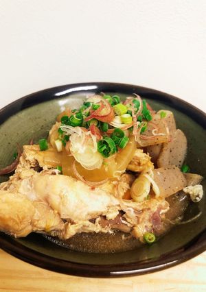 お肉ほろほろ◎手羽元の味噌煮込み-レシピのメイン写真