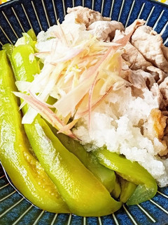 翡翠茄子と豚しゃぶのおろしポン酢-レシピのメイン写真