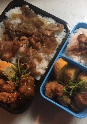 高校生お弁当（2020.2.17）-レシピのメイン写真