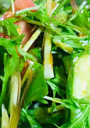 簡単ドレッシング！夏野菜たっぷりサラダ！-レシピのメイン写真