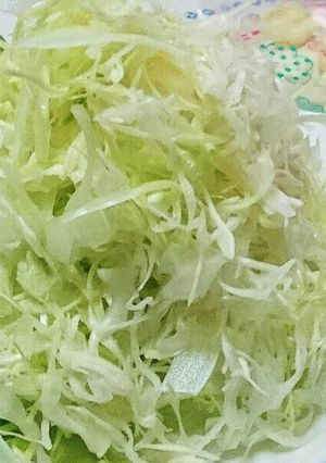 スライサーで簡単綺麗な千キャベツ⋆*❁*-レシピのメイン写真