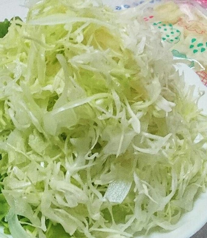 スライサーで簡単綺麗な千キャベツ⋆*❁*-レシピのメイン写真