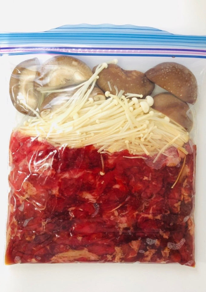 【下味冷凍】すき焼き風煮-レシピのメイン写真