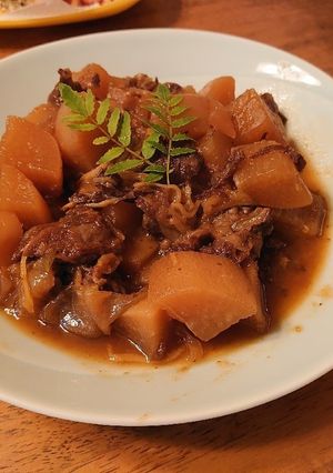 牛すじ煮込み梅味-レシピのメイン写真