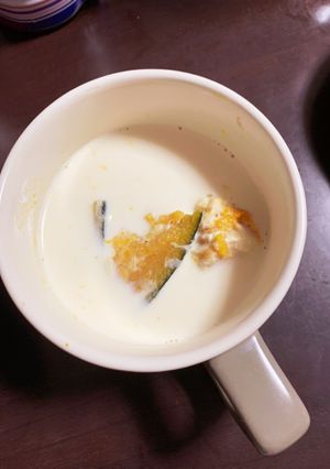 超簡単！ゴロゴロかぼちゃスープ-レシピのメイン写真