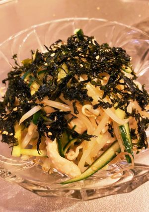 男飯★さっぱり！親父鶏皮もやしポン酢-レシピのメイン写真