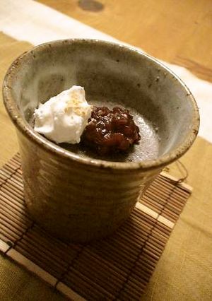 黒ごまたっぷり＊黒ごまプリン-レシピのメイン写真