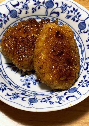 残りご飯で五平餅・しょうゆ味-レシピのメイン写真