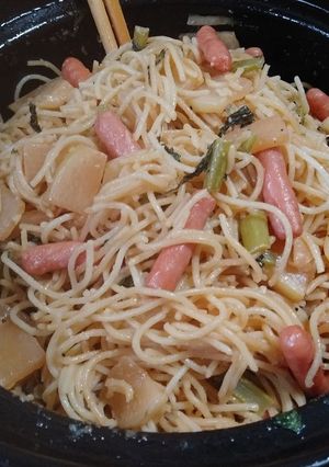 にんにくバター醤油の大根パスタ(簡単)-レシピのメイン写真