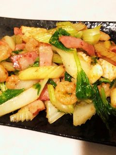 お酒に合うセロリのエスニック風カレー炒め-レシピのメイン写真