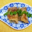 豚ロースと玉葱の焙煎胡麻ドレ炒め