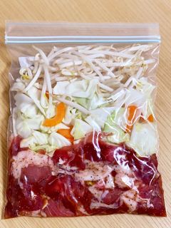 冷凍作り置き!肉野菜炒め-レシピのメイン写真
