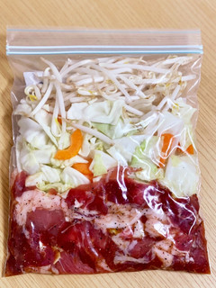 冷凍作り置き!肉野菜炒め-レシピのメイン写真