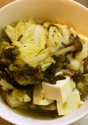 白身魚と高菜の酸菜汁-レシピのメイン写真