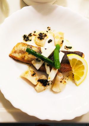 鮭のムニエル＊ブールノワゼットソース-レシピのメイン写真