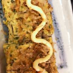 รูปของ 納豆と青のりの卵焼き