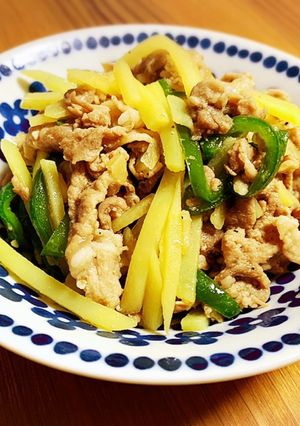 豚肉とじゃがいもの中華炒め-レシピのメイン写真