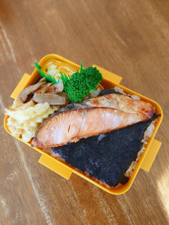 焼き鮭海苔弁当-レシピのメイン写真
