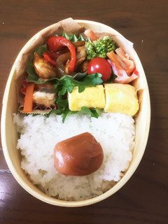 6/8弁当 焼き鳥、鯖の南蛮漬け-レシピのメイン写真