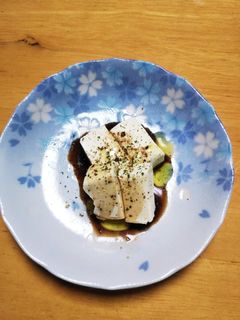 簡単クリームチーズのバルサミコ&醤油かけ-レシピのメイン写真